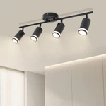 Ketom 4-LIGHT Track Lighting Fixtures Ceiling GU10 Black Led Spotlight. Fixed Price $54.13.