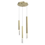 Gold Led Pendant From The Diaphane Collection. Fixed Price $624.00.