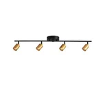 Vidalite Modern 3 Ft. 4 Head-light Gold Integrated Led Fixed Track Lighting Kit. Fixed Price $74.91.