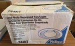 Broan Nutone 744NT 70 Cfm White Bathroom Exhaust Fan 1.5 Sones Recessed Light. Fixed Price $79.95.
