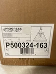 Progress P500324-163 Hinton Vintage Brass Seeded Glass Industrial Pendant Light. Fixed Price $66.99.