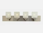 Trans Globe Lighting 2804 Pw Four Bath Bar Pewter Finish Frosted Bulb. Fixed Price $59.97.