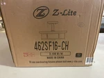 Z-lite 462SF16-CH Savannah Chrome 3-LIGHT 16" Drum Ceiling Fixture With Glass Sh. Fixed Price $110.99.