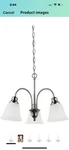 Sea Gull Holman Light Inch Brushed Nickel Chandelier, 31806-962. Fixed Price $40.00.