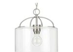Progress Lighting Leyden 1-LIGHT Brushed Nickel Mini-pendant Hanging. Fixed Price $129.95.