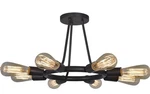 Crystorama 9043-CZ Dakota 8-LIGHT Flush Mount In Bronze. Fixed Price $154.00.