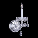 Crystorama 1031-CH-CL-SAQ Traditional Crystal 1-LIGHT Swarovski Spectra. Fixed Price $314.00.