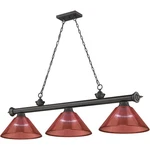 Z-lite 2306-3BRZ-PRD Cordon Billiard Light Bronze. Fixed Price $322.00.