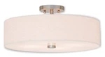 Livex Lighting 52136-91 Meridian Semi-flush Mount Brushed Nickel. Fixed Price $235.96.