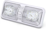 Leisure Rv Ceiling Double Dome Light Fixture With On/off Switch Interior. Fixed Price $19.76.