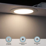 6/12 Pack 12W Inch Led Recessed Lighting With Junction Box 5%-100% Dimmable. Fixed Price $59.99.