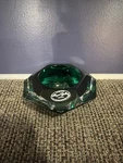 Royal Gallery Emerald Green 24% Lead Crystal Voltive Candle Holder Italy. Fixed Price $14.00.