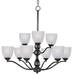 Black Nine Light Chandelier From The Stefan Collection. Fixed Price $448.00.