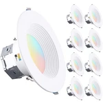 Led Recessed Lighting 6 Inch 5CCT Dimmable Etl Ic Rated Torchstar 8-PACK Canless. Fixed Price $154.99.