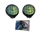 Delta Tech 100 Series "thinline" Halogen Fog Yellow Light Kit - Black Housing. Fixed Price $84.99.