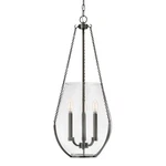 Hinkley Lighting 48557 Farrin 3 14"W Suspension Pendant - Gunmetal. Fixed Price $779.00.
