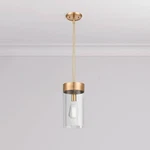 Signature Hardware 479870 Hanzell 6" Wide Mini Pendant - Brushed Gold. Fixed Price $89.99.