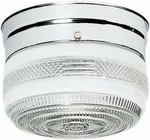 Nuvo SF77/100 Small Polished Chrome Drum With Crystal And White Glass. Fixed Price $23.96.