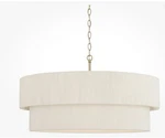 Capital Lighting 349842MA Delaney 30"W Drum Chandelier Brass *read*. Fixed Price $698.44.