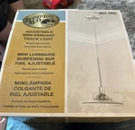 Hampton Bay Mini Pendant Track Light 383586 Brushed Steel New Box. Fixed Price $41.99.