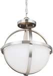 Sea Gull Lighting 7724602-962 Alturas Two-light Semi-flush Convertible Pendant. Fixed Price $184.12.