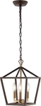 Oil Rubbed Bronze Brass Gold 10" Pagoda Pendant Lantern For Modern Dining Rooms. Fixed Price $99.99.