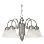 Capital Lighting 3255-118 Nickel 5-LIGHT Tier Chandelier. Fixed Price $224.00.