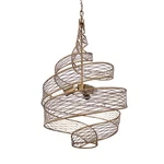 Varaluz 240P03 Hammered Ore Flow 3-LIGHT 18" Hand Forged Recycled Steel Pendant. Fixed Price $799.20.
