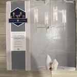 Scott Living Windsor Brushed Nickel 4-LIGHT Chandelier. Fixed Price $88.00.