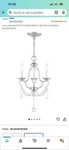 Livex Lighting 6423-91 Chesterfield Mini Chandelier, Brushed Nickel. Fixed Price $72.67.