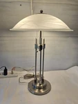 Mcm Lite Source 21-IN Steel-painted Table Lamp With Glass Shade. Fixed Price $126.71.