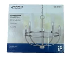Progress Lighting Camperdown Collection Brush Nickel Chandelier P400285-009. Fixed Price $59.95.