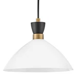 Lark 83257-CO Simon 13"W Pendant Heritage Brass / Black. Fixed Price $195.49.