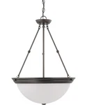 Nuvo Signature 3 Light Led Mahogany Bronze Es Pendant/chandelier Orig $255. Fixed Price $83.99.