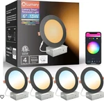 Lumary Smart Recessed Lighting 6 Inch Wifi, 4 Pack Ultra-thin. Fixed Price $79.99.