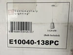 ET2 Deuce 5 1/2" Wide Smoke Glass Led Mini Pendant Light. Contemporary Lighting. Fixed Price $131.21.