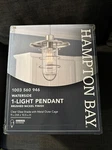 Hampton Bay Waterside 1-LIGHT Brushed Nickel Mini Pendant 1003 560 946. Fixed Price $12.99.