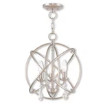 Livex Lighting 40904-91 Aria 3 Brushed Nickel Convertible. Fixed Price $203.90.