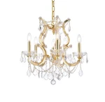 Elegant Lighting 2800D20/RC Maria Theresa 6 20"W Crystal - Gold. Fixed Price $648.00.