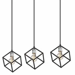 Z-lite 478-3L Vertical Light 34"W Linear Pendant Black. Fixed Price $236.53.