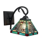 Chloe Lighting Innes Mission Tiffany-style Blackish Bronze 1 Wall.... Fixed Price $174.56.