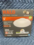 Halo 6" Direct Mount Baffle Downlight Selecctable Dimmable Energy Star White. Fixed Price $15.00.