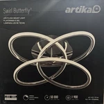 Artika FM-SB-HD2CR Swirl Butterfly 16 In. Chrome Led Flush Mount Light Fixture. Fixed Price $62.00.