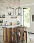 Sea Gull 5115004-839 Hall/foyer Hanging Modern Fixture, Blacksmith Finish. Fixed Price $189.99.
