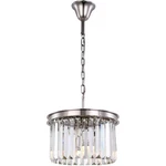Elegant Lighting 1238D16PN/RC Sydney Pendant Polished Nickel. Fixed Price $410.00.