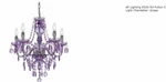 Af Lighting 8526-5H Fulton Chandelier- Grape. Fixed Price $55.00.