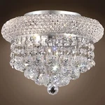 Joshua Marshal 700987-003 Bagel Design Light 10 Chrome Flush With Clear. Fixed Price $272.00.