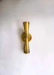 Handmade Mid Century Antique Brass Wall Lamp Luminaire Sconce. Fixed Price $100.00.