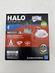 Halo HLA406 4" Led Gimbal Recessed Light 5CCT White 630LM Direct Mount. Fixed Price $24.71.