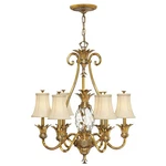 Hinkley Plantation 7 Light Chandelier 1 Tier Foyer, Burnished Brass - 4886BB. Fixed Price $2779.00.